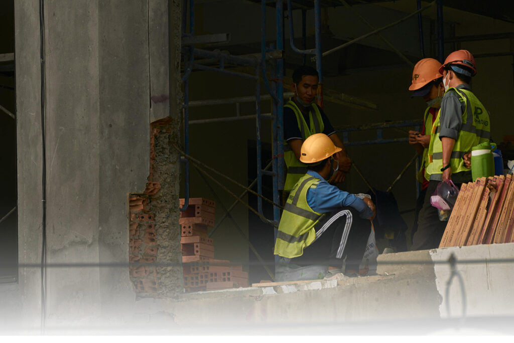 Construction crew