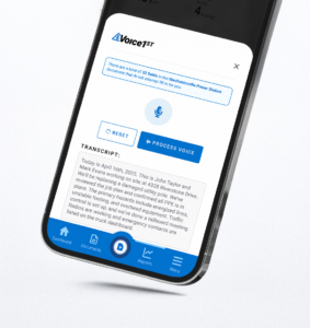 Field1st voice data gathering feature.